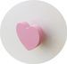 Lit gigogne enfant bois blanc 80x160 cm petit coeur rose Baky - Photo n°6