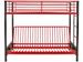 Lit mezzanine avec banquette métal 90x190 ou 140x190 cm Mezzaclic - Photo n°1