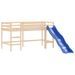 Lit mezzanine enfants avec tour rose 80x200cm bois pin massif - Photo n°10