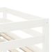 Lit mezzanine enfants avec tunnel rose 80x200cm bois pin massif - Photo n°11