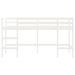 Lit mezzanine enfants échelle blanc 80x200 cm bois pin massif - Photo n°5