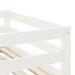 Lit mezzanine enfants et rideaux bleu 80x200cm bois pin massif - Photo n°10