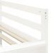 Lit mezzanine enfants toboggan blanc 80x200 cm bois pin massif - Photo n°9