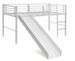 Lit mezzanine mi hauteur métal KARLI 90x200 cm – Sommier inclus - Photo n°1