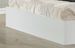 Lit moderne bois blanc laqué et tête de lit blanche laquée avec led Mona - Photo n°6