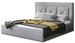 Lit moderne en tissu CLARIN - Avec ou sans rangement - Photo n°1