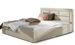 Lit moderne simili cuir capitonné RIZARO - Avec ou sans rangement - Photo n°1