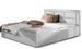 Lit moderne simili cuir capitonné RIZARO - Avec ou sans rangement - Photo n°1