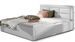 Lit moderne simili cuir capitonné RIZARO - Avec ou sans rangement - Photo n°1