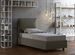 Lit simple sur mesure sans sommier similicuir gris Andy 80x190 cm - Photo n°1
