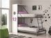 Lit superposé escamotable 2 couchages 90x190 cm et 140x190 Verkali - Photo n°1