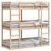 Lit superposé triple 75x190 cm bois de pin massif - Photo n°1