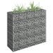 Jardinière à gabion Acier galvanisé 90x30x90 cm - Photo n°1