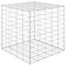 Jardinière cube à gabion Fil d'acier 50x50x50 cm - Photo n°2