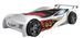 Lit voiture de course 90x200 cm bois blanc Lemans - Photo n°1