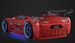 Lit voiture de course Champion racing rouge avec Led et bruitage 90x190 cm - Photo n°3