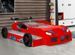 Lit voiture de course double couchage 90x190 cm Racing rouge - Photo n°2