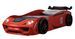Lit voiture de course rouge avec phares Rino 90x190 cm - Photo n°1