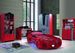 Lit voiture enfant futuriste rouge à Led avec effets sonores 90x190 cm - Photo n°4