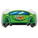 Lit voiture racing vert 70x140 cm - Sommier et matelas inclus - Photo n°3