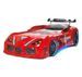 Lit voiture TURBO V8 avec LED et bruitages – 90 x 190 cm - Photo n°1