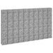 Jardinières en gabions 16 pcs 30x30x50/100/150/200 cm Fer - Photo n°1