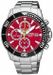 Lorus Sports - Chrono - Gent - Ss - Red / Black - Bracelet RF811CX9 - Photo n°1
