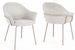 Lot de 2 chaises CASSIDY – Velours côtelé & confort enveloppant - Photo n°1