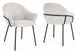 Lot de 2 chaises CASSIDY – Velours côtelé & confort enveloppant - Photo n°1