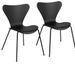 Lot de 2 chaises CELIA – Polypropylène & pieds métal - Photo n°1