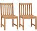 Lot de 2 chaises de jardin en bois de teck FIMA - Photo n°1