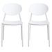 Lot de 2 chaises empilables LOBA – Polypropylène – Intérieur/Extérieur - Photo n°1