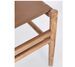 Lot de 2 chaises en bois de Teck et cuir Karole – Modernité et durabilité - Photo n°4