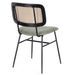 Lot de 2 chaises Gleny - Structure acier noir et assise velours - Photo n°6