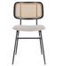 Lot de 2 chaises Gleny - Structure acier noir et assise velours - Photo n°2