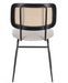 Lot de 2 chaises Gleny - Structure acier noir et assise velours - Photo n°6