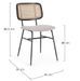 Lot de 2 chaises Gleny - Structure acier noir et assise velours - Photo n°7