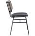 Lot de 2 chaises Gleny - Structure acier noir et assise velours - Photo n°11