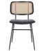 Lot de 2 chaises Gleny - Structure acier noir et assise velours - Photo n°2