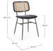 Lot de 2 chaises Gleny - Structure acier noir et assise velours - Photo n°8