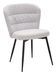 Lot de 2 chaises grise design années 70 Ela - Photo n°1