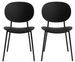 Lot de 2 chaises KILA – Polypropylène & pieds métal - Photo n°1
