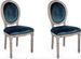 Lot de 2 chaises médaillon MATHILDE - style Louis XVI - Photo n°1