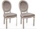 Lot de 2 chaises médaillon Mathilde - style Louis XVI - Photo n°1