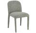 Lot de 2 chaises modernes KANTA – Acier & revêtement bouclé - Photo n°1