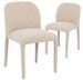 Lot de 2 chaises modernes KANTA – Tissu bouclé - Photo n°1