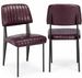 Lot de 2 chaises vintage KAZY – Esprit années 50, confort premium & simili cuir - Photo n°1