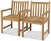 Lot de 2 fauteuils de jardin en teck massif naturel KETIA - Photo n°1