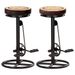 Lot de 2 tabourets de bar style industriel BOUCHON - Assise 75 cm - Photo n°1