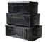 Lot de 3 malles de rangement en métal Habitat - Capacités 95 - 130 - 175 litres - Photo n°1